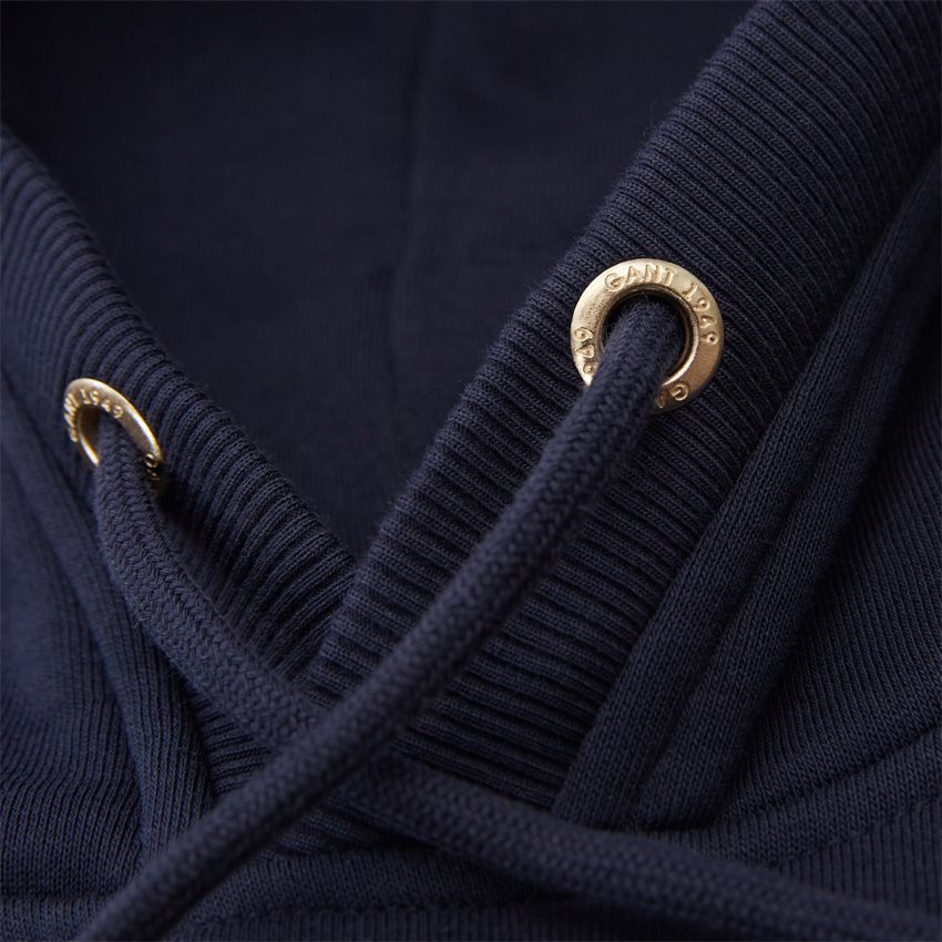 Gant Sweatshirts ARCHIVE SHIELD HOODIE 2047056 EVENING BLUE